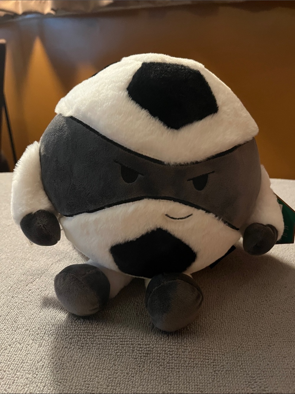 Fao Schwarz Plush Squeezable Soccer Ball